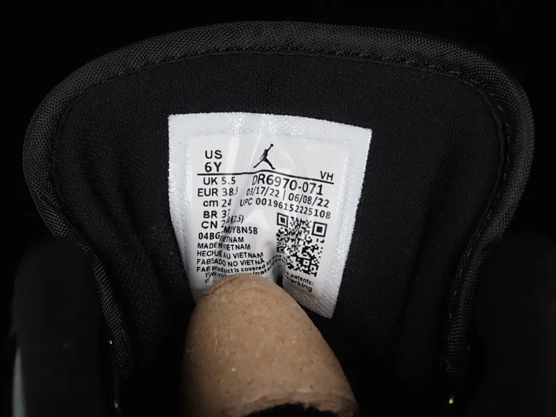 All categories Air Jordan Jordan series basketball shoes Air Jordan 1 Low Air Jordan 1 Low "Gold Toe" AJ1 Joe 1 black gold toe low-top cultural and leisure sports sneakers DR6970-071